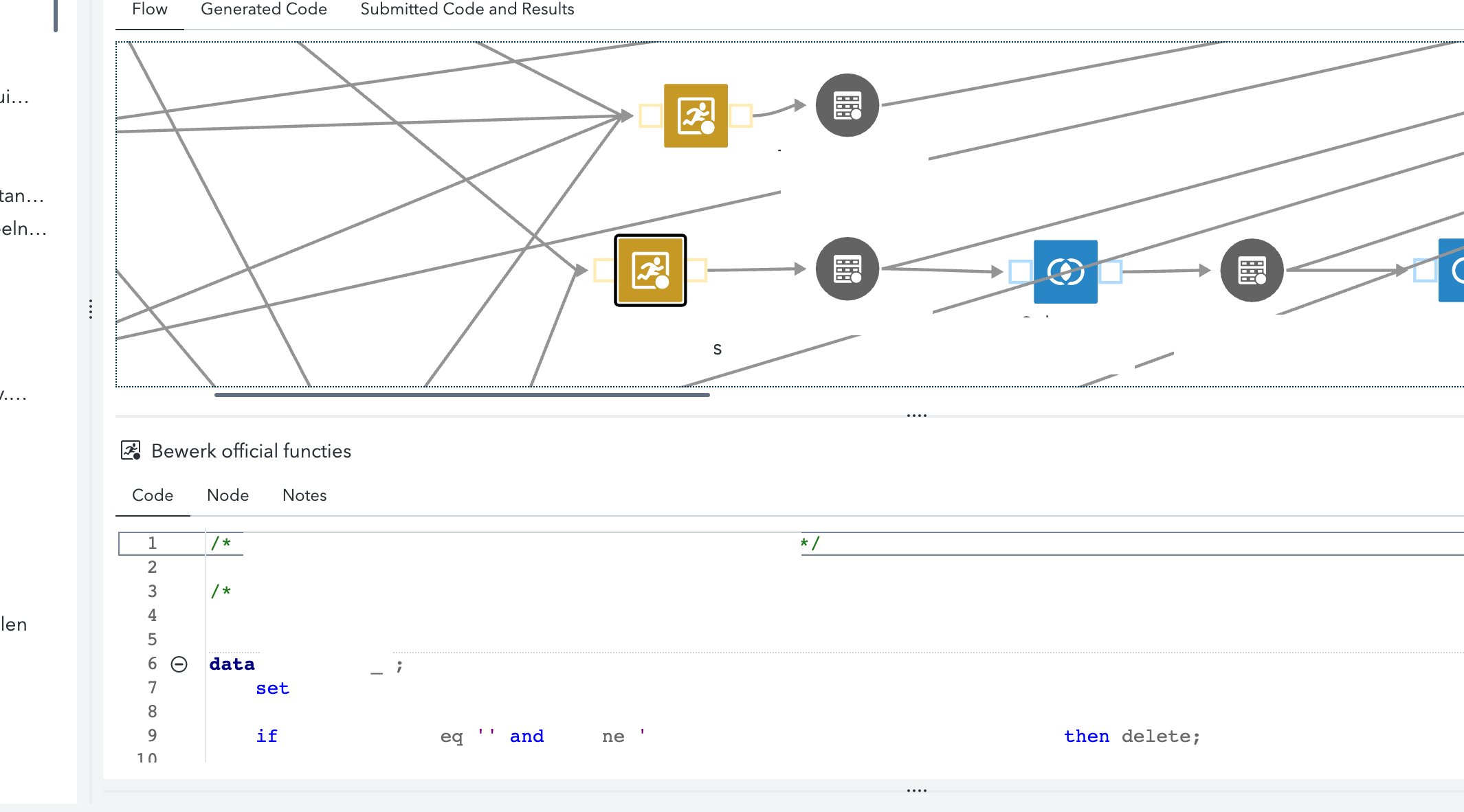 SAS Logic Mixing Example