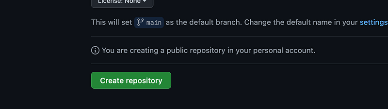 Repository Settings