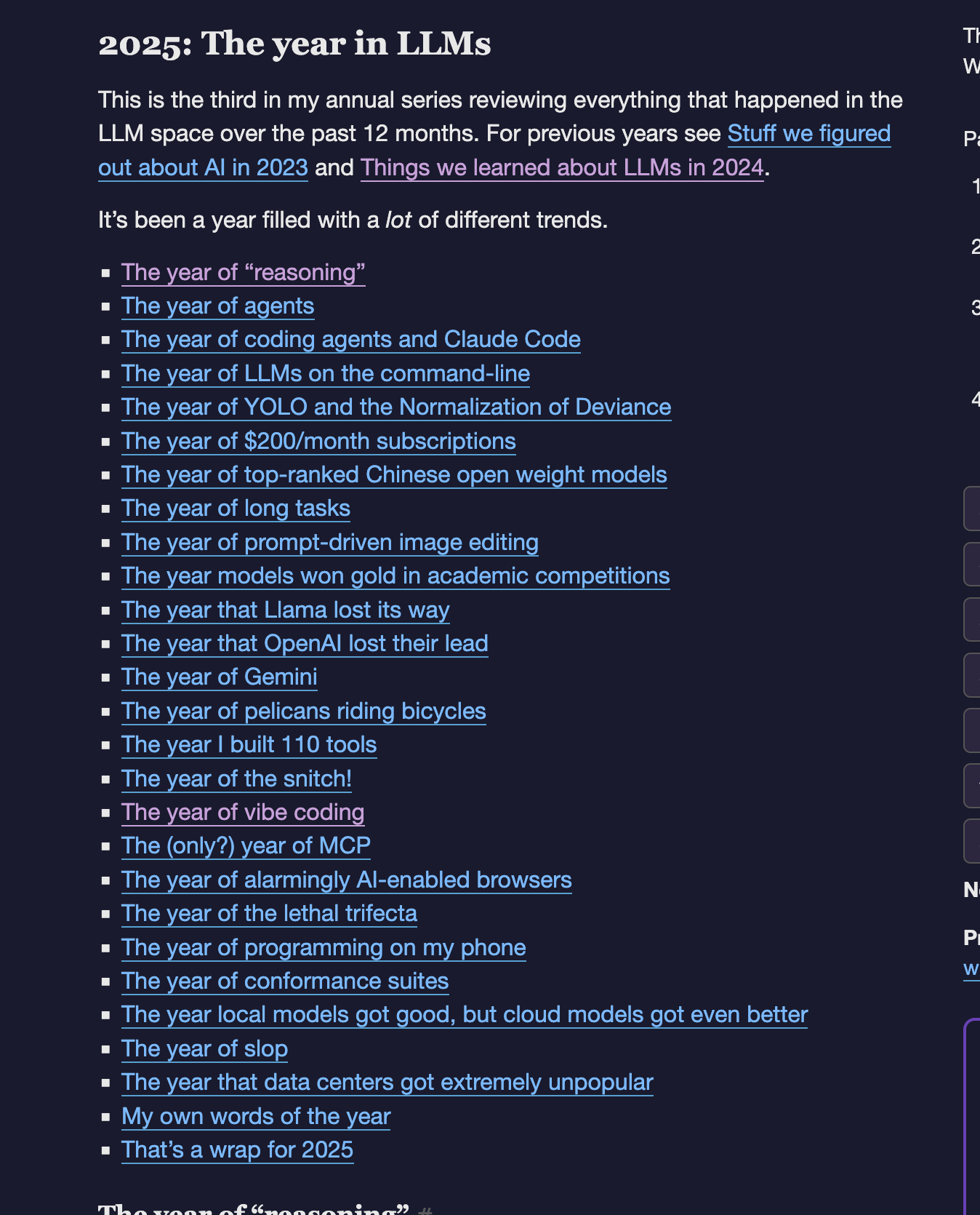 Year in LLMs